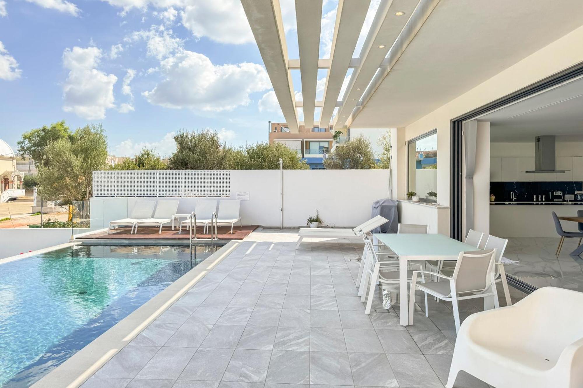 קאלאתאס Villa Valentina Chania מראה חיצוני תמונה