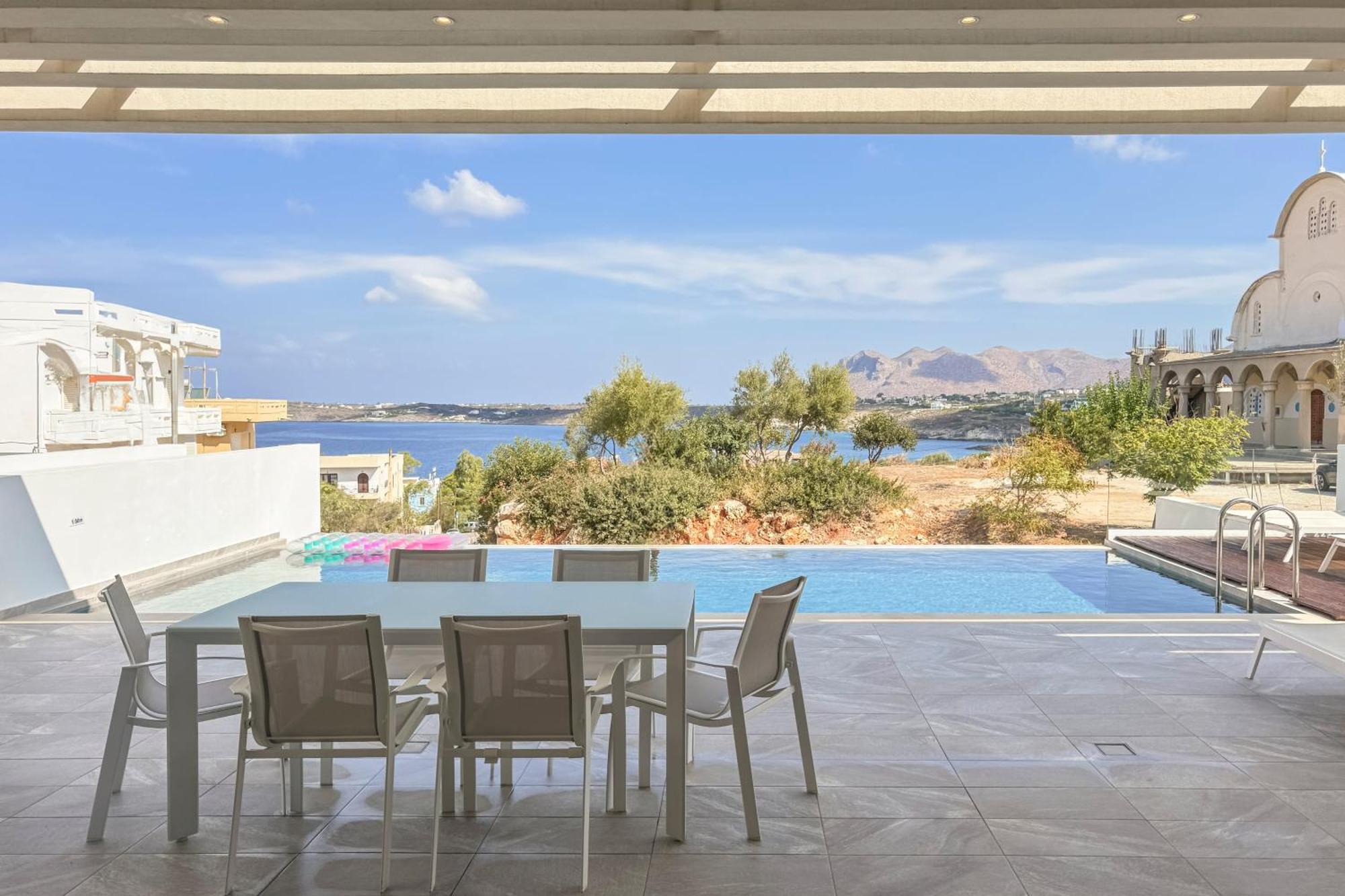 קאלאתאס Villa Valentina Chania מראה חיצוני תמונה