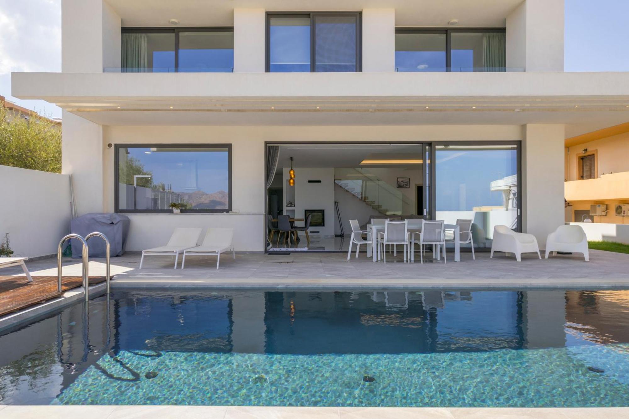 קאלאתאס Villa Valentina Chania מראה חיצוני תמונה